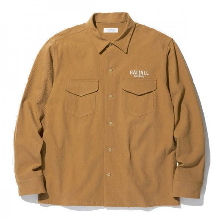 新品RADIALL 「FIELD スタンドカラー難燃フリース」CAMEL L