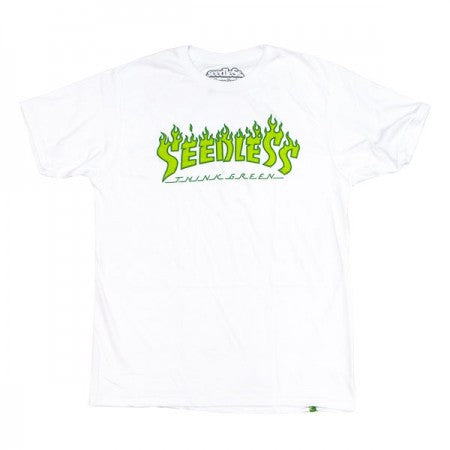 seedleSs　Tシャツ　"THRASHED TEE"　(White)