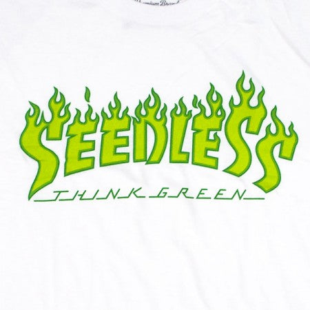seedleSs　Tシャツ　"THRASHED TEE"　(White)