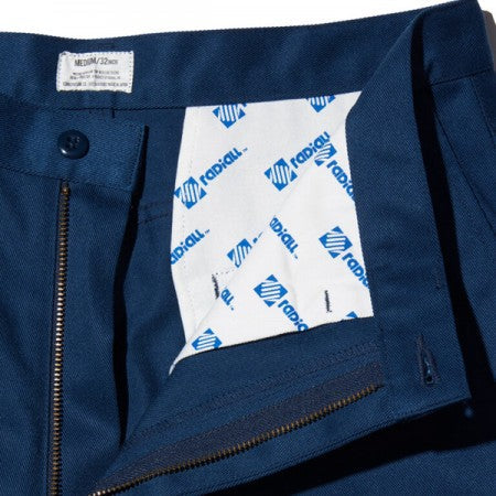 RADIALL　パンツ　"CNQ MOTOWN WIDE TAPERED FIT PANTS"　(Navy)