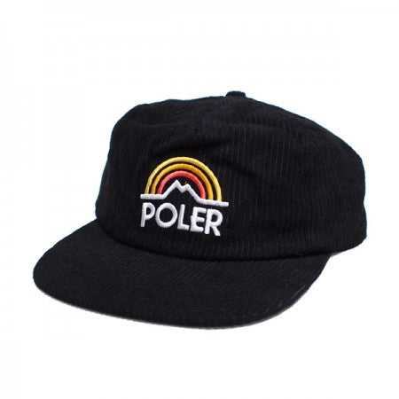 POLeR　キャップ　"MTN RAINBOW HAT"　(Black)