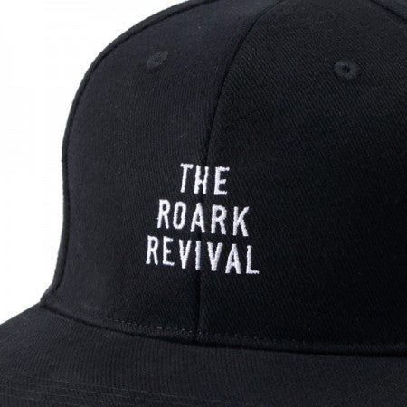 ROARK REVIVAL　キャップ　"TRIP OBSESSED TWILL 6PANEL CAP -MID HEIGHT"　(Black)