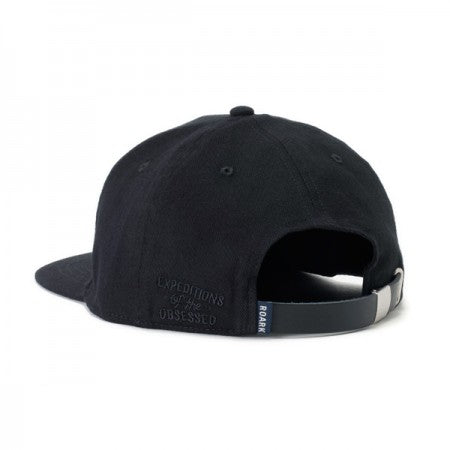 ROARK REVIVAL　キャップ　"TRIP OBSESSED TWILL 6PANEL CAP -MID HEIGHT"　(Black)