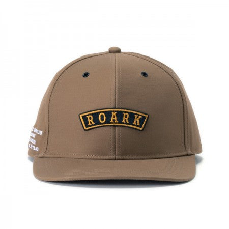 ROARK REVIVAL　キャップ　"MEDIEVAL LOGO BACKSATIN 6PANEL CAP -HIGH HEIGHT"　(Beige)