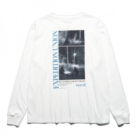 ROARK REVIVAL　L/STシャツ　"EXPEDITION L/S PHOTO TEE"　(White)