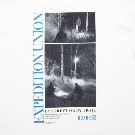 ROARK REVIVAL　L/STシャツ　"EXPEDITION L/S PHOTO TEE"　(White)