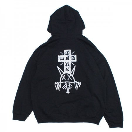 DOGTOWN　パーカー　"RAT FACE HOODIE"　(Black / White)