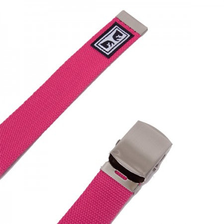 OBEY　ベルト　"BIG BOY WEB BELT"　(Magenta)