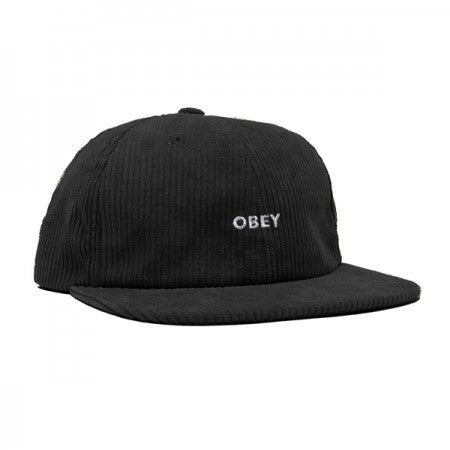 OBEY　キャップ　"COLUMN 6 PANEL STRAPBACK CAP"　(Black)