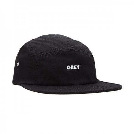 OBEY　キャップ　"FUTURE 5 PANEL CAP"　(Black)