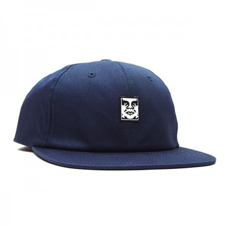 OBEY　キャップ　"ICON 6 PANEL STRAPBACK CAP"　(Navy)