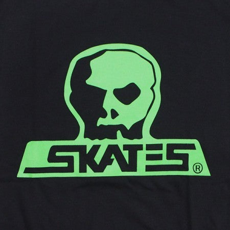 SKULL SKATES　"TOFINO ロングスリーブ Tシャツ"　(Black/Green)