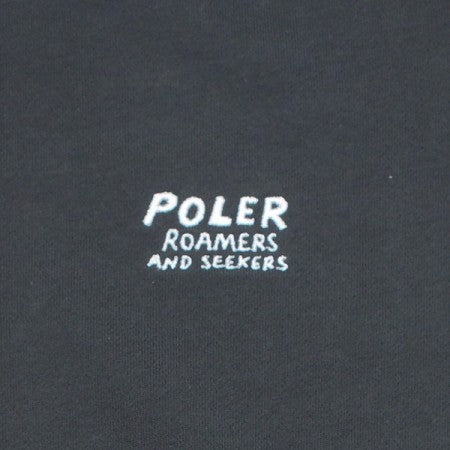 POLeR　クルースウェット　"ROAMERS AND SEEKERS CREW"　(Charcoal Gray)