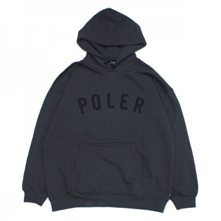 POLeR　パーカー　"STATE APPLIQUE HOODIE"　(Charcoal Gray)