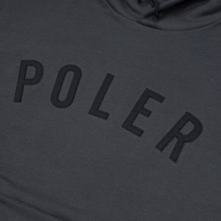 POLeR　パーカー　"STATE APPLIQUE HOODIE"　(Charcoal Gray)