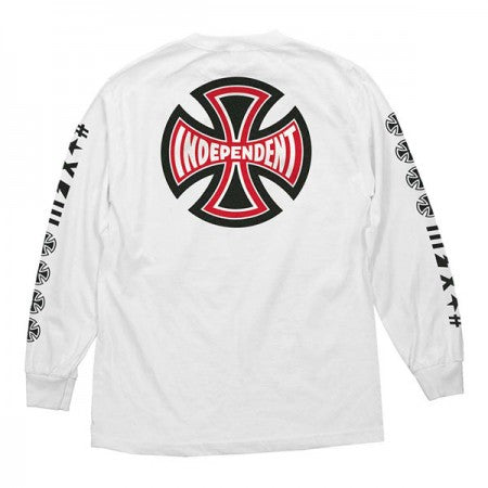 INDEPENDENT　L/STシャツ　"ANTE L/S TEE"　(White)