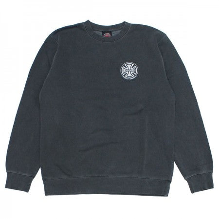 INDEPENDENT　クルースウェット　"RUCK CO. EMBROIDERY CREW NECK SWEAT"　(Pigment Black)