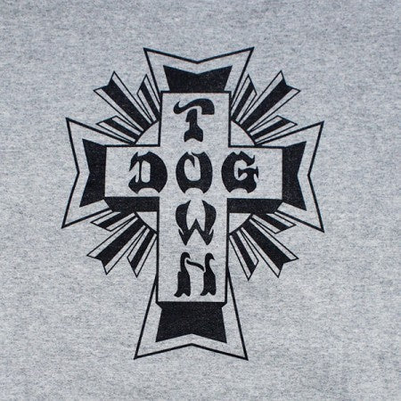 DOGTOWN　クルースウェット　"CROSS LOGO CREW SWEAT"　(Gray / Black)