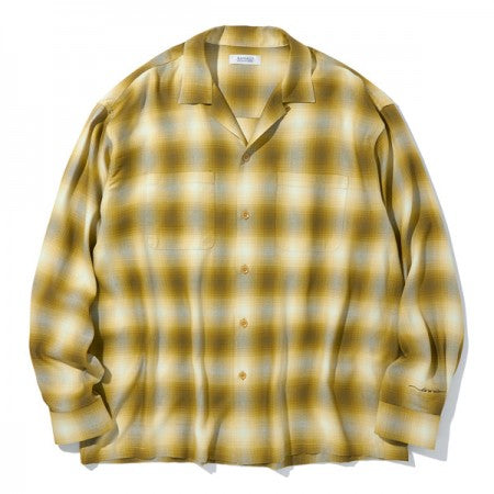RADIALL　L/Sシャツ　"LO-N-SLO OPEN COLLARED SHIRT L/S"　(Yellow)