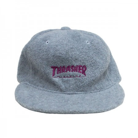 THRASHER　"MAG LOGO フリースキャップ"　(L.Gray)