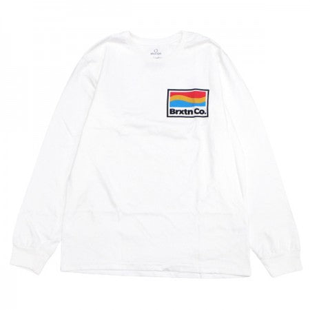 BRIXTON　L/STシャツ　"NEW WAVE L/S STANDARD TEE"　(White)