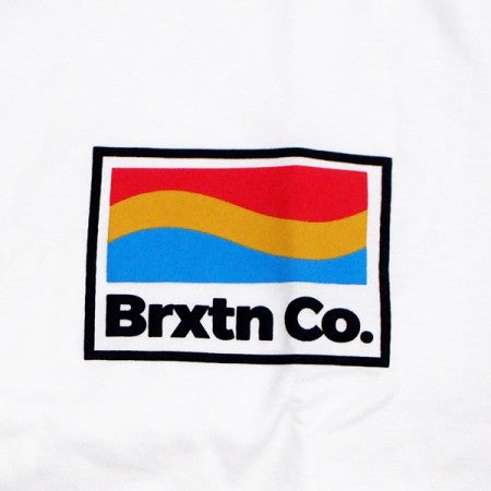 BRIXTON　L/STシャツ　"NEW WAVE L/S STANDARD TEE"　(White)