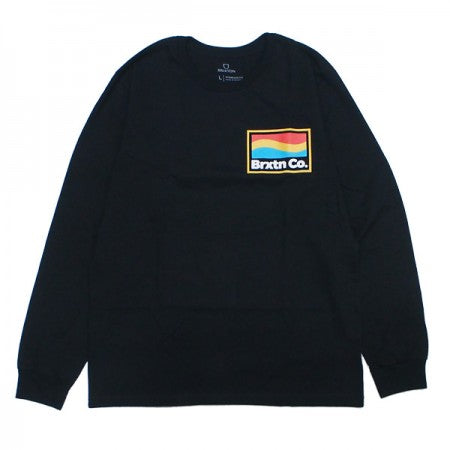 BRIXTON　L/STシャツ　"NEW WAVE L/S STANDARD TEE"　(Black)