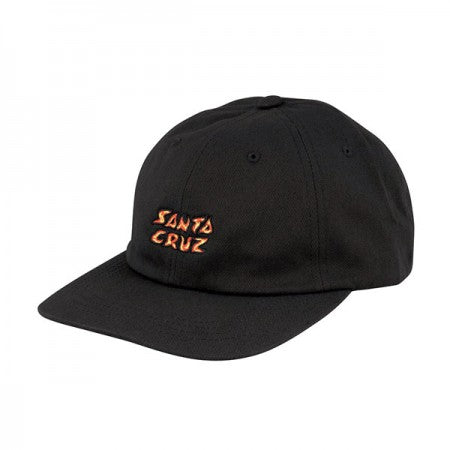 SANTA CRUZ　キャップ　"SALBA FLAME BASEBALL CAP"　(Black)