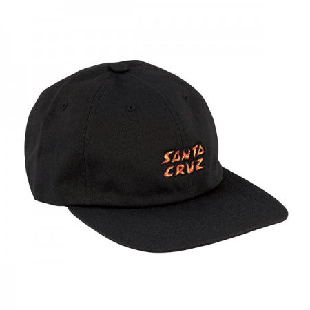 SANTA CRUZ　キャップ　"SALBA FLAME BASEBALL CAP"　(Black)