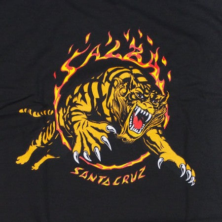 SANTA CRUZ　L/STシャツ　"SALBA TIGER L/S TEE"　(Black)