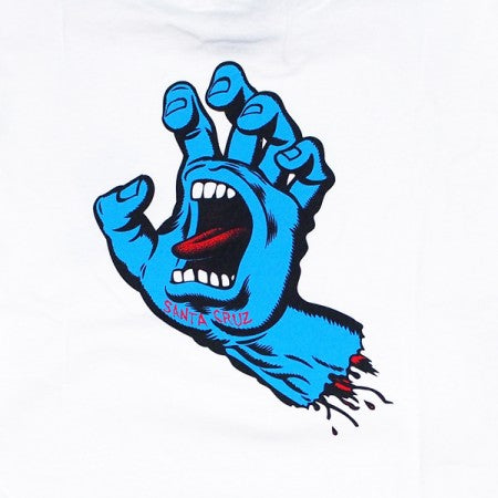 SANTA CRUZ　L/STシャツ　"SCREAMING HAND L/S TEE"　(White)