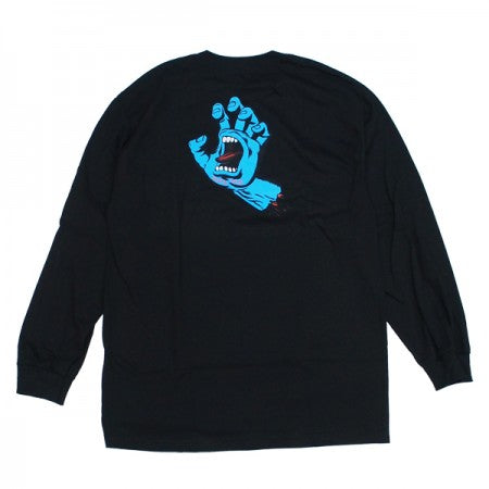 SANTA CRUZ　L/STシャツ　"SCREAMING HAND L/S TEE"　(Black)