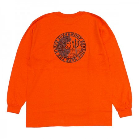 redrope　コラボL/STシャツ　"SURF&NORF × redrope L/S TEE"　(Orange)