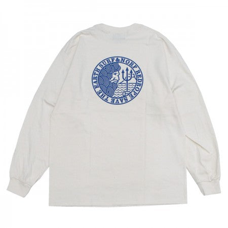 redrope　コラボL/STシャツ　"SURF&NORF × redrope L/S TEE"　(Natural)