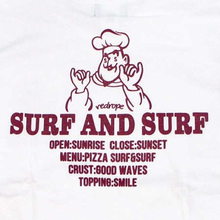 redrope　L/STシャツ　"SURF&SURF L/S TEE"　(White)