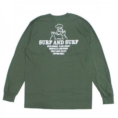 redrope　L/STシャツ　"SURF&SURF L/S TEE"　(Bamboo)