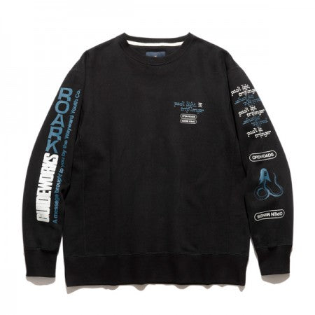 ROARK REVIVAL　クルースウェット　"TRIP LONGER CREW SWEAT"　(Black)