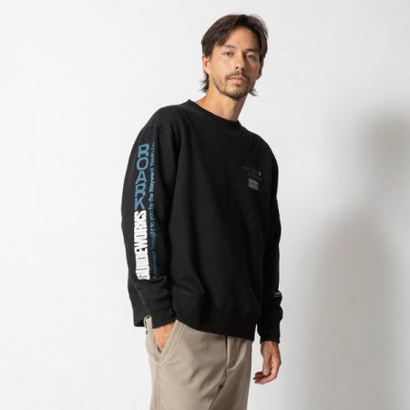 ROARK REVIVAL　クルースウェット　"TRIP LONGER CREW SWEAT"　(Black)