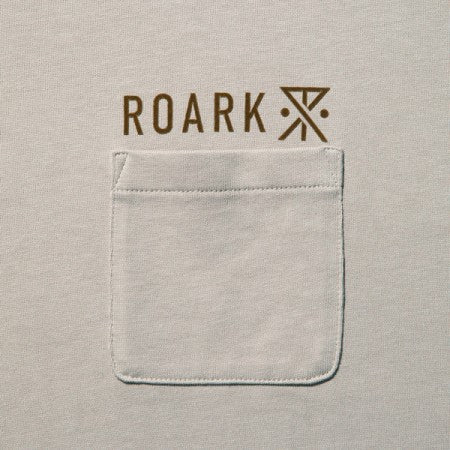 ROARK REVIVAL　L/STシャツ　"LOGO 9.3oz H/W L/S TEE"　(Beige)
