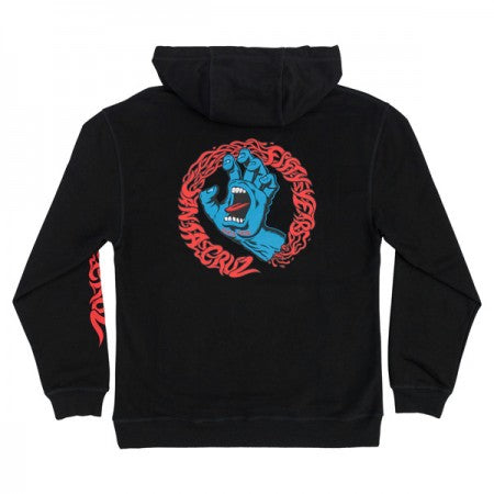 SANTA CRUZ　パーカー　"SCREAMING 50 PULLOVER HOODIE" 　(Black)