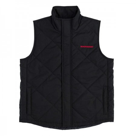 INDEPENDENT　ベスト　"HOLLOWAY PUFFY VEST"　(Black)