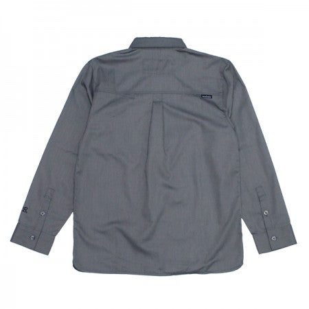 seedleSs　L/Sシャツ　"SD x SHIN CLEAN SHIRTS"　(Charcoal