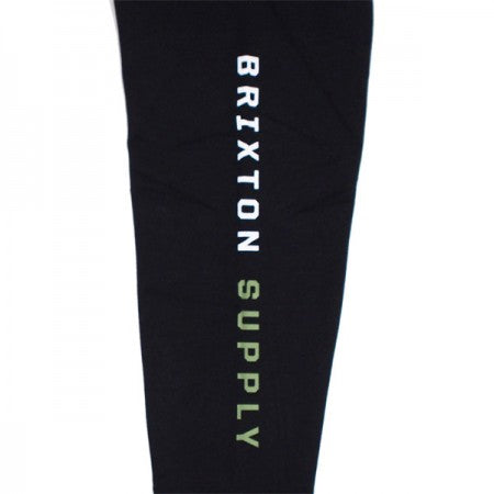 BRIXTON　パーカ　"CREST HOOD"　(Black / Epsom Green / White)