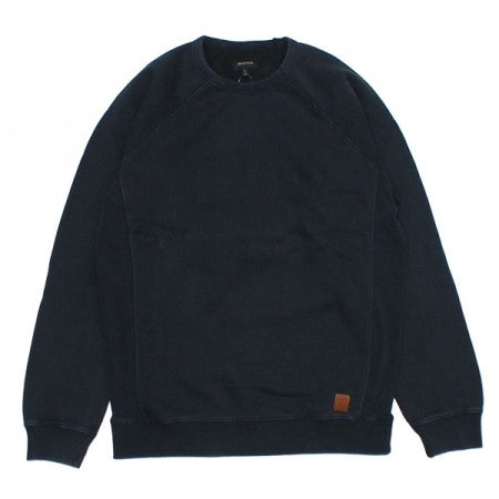 BRIXTON　クルースウェット　"COOPER RESERVE RAGLAN CREW"　(Washed Black)