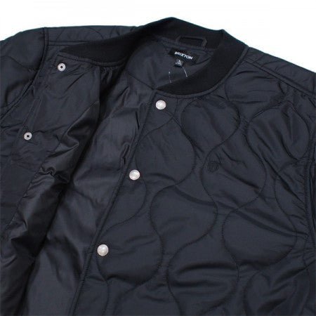 BRIXTON　ジャケット　"DILLINGER QUILTED BOMBER JACKET"　(Black)