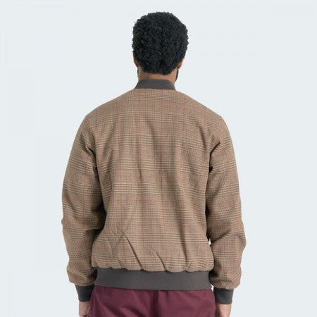 ★30%OFF★ BRIXTON　ジャケット　"DILLINGER BOMBER JACKET"　(Brown Houndstooth)