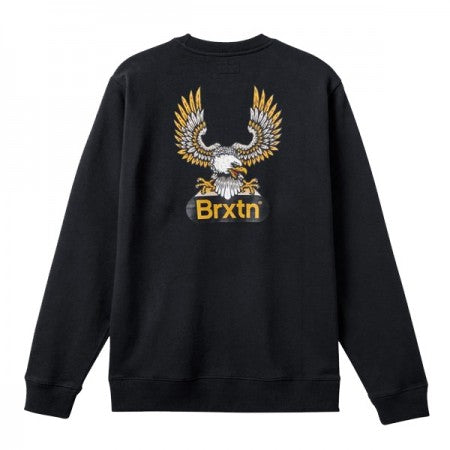 BRIXTON　クルースウェット　"MERRICK CREW"　(Black)