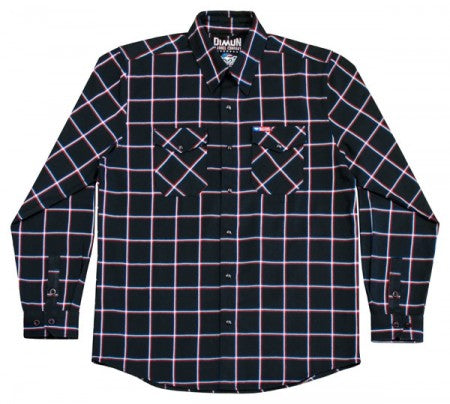 BLACK FLYS　L/Sシャツ　"FLY CENTENNIAL x DIXXON FLANNEL COLLAB L/S SHIRT"　(Navy)