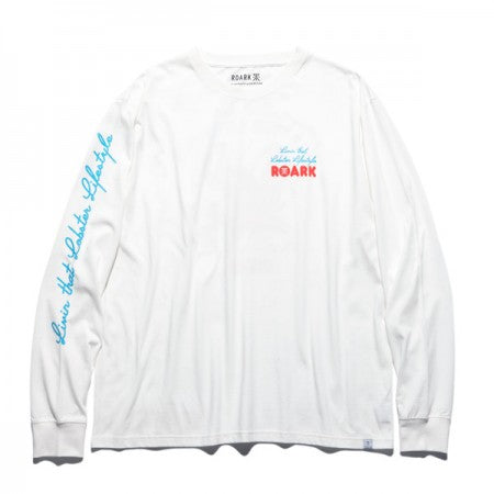 ROARK REVIVAL　L/STシャツ　"LOBSTER L/S TEE"　(White)