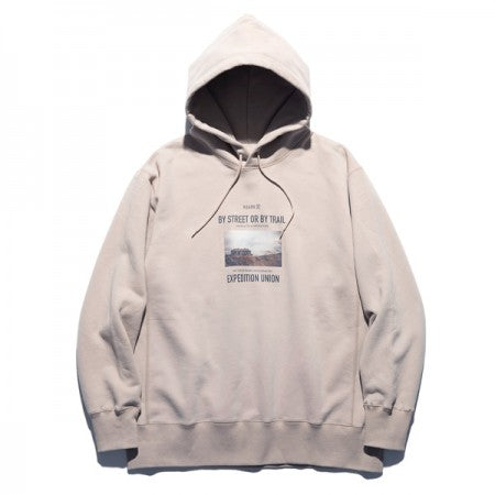 ROARK REVIVAL　パーカー　"BY STREET OR BY TRAIL P/O HOODED SWEAT"　(Beige)